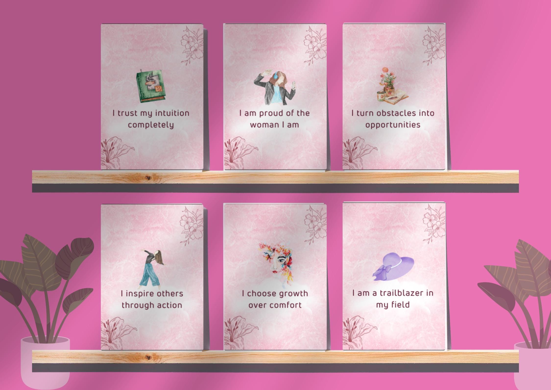 150 Affirmation Cards Mega Bundle | Abundance, Self-Love, Women Empowerment | Printable & Digital | PDF + PNG