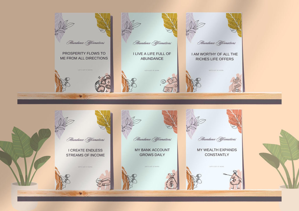 150 Affirmation Cards Mega Bundle | Abundance, Self-Love, Women Empowerment | Printable & Digital | PDF + PNG